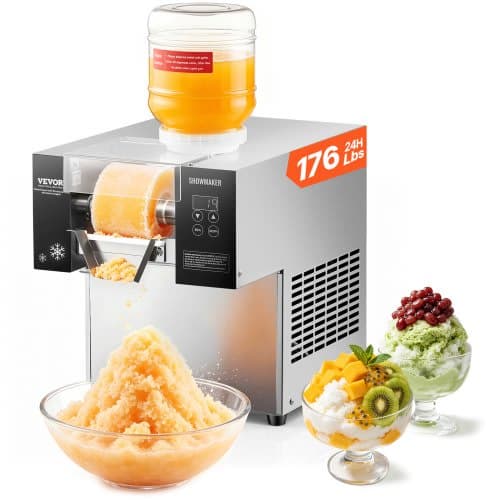 VEVOR Snowflake Ice Machine Review (2026): 176 lb/Day Bingsu and Snow Cone Maker