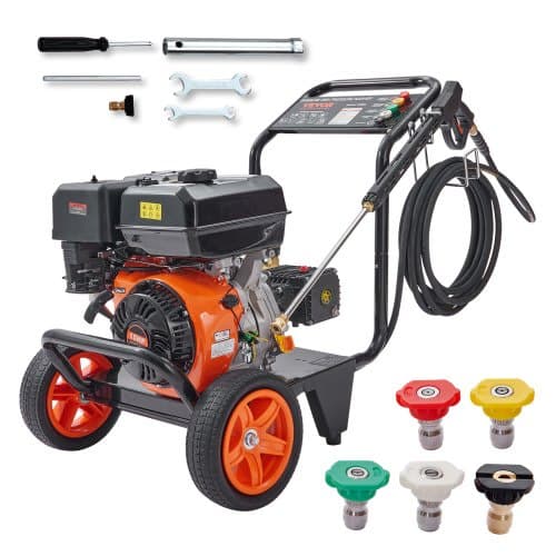 VEVOR 4400 PSI Gas Pressure Washer Review (2026): 390cc Power for Driveways and Siding